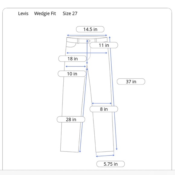 LEVIS Wedgie Icon Fit in Shut Up Button Fly - Picture 4 of 12